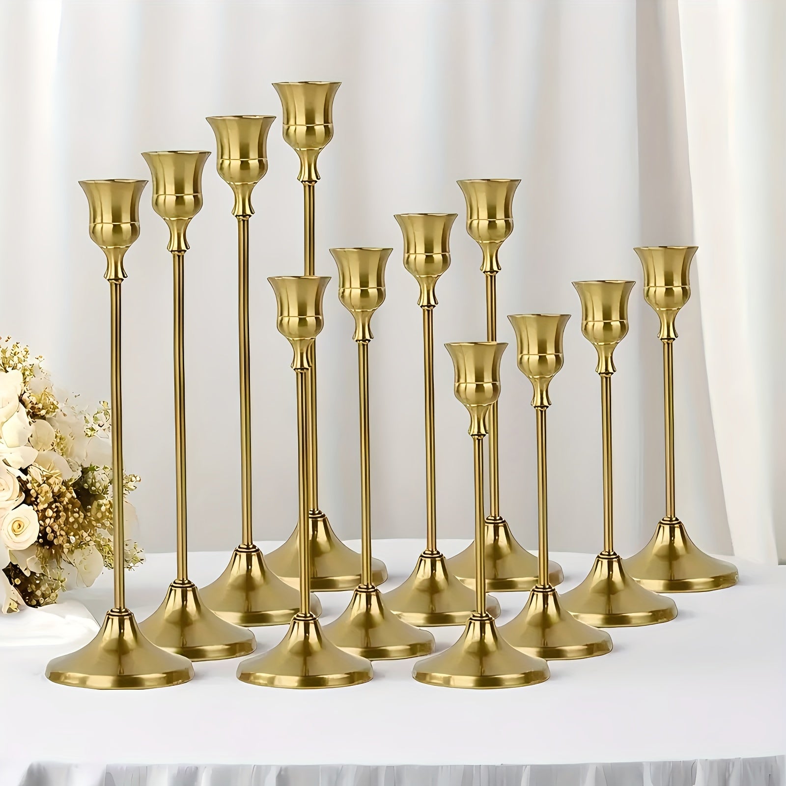 Elegant Guldljusstake