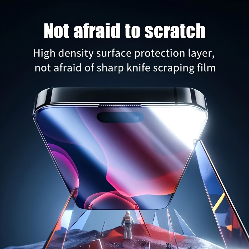 5-pack Ultra HD Härdat Glas Skärmskydd för for iphone 17 Pro Max/16 Pro Max/15 Pro Max/17 Air/16/16e/15/14/13/12/Plus/Mini/XS Max/X, Enklicks Filmapplikator, 9H+ Härdat Glasfilm, Fingeravtrycksresistent, Fulltäckande, Fodralvänlig, Mobilskydd, Enhets Säk