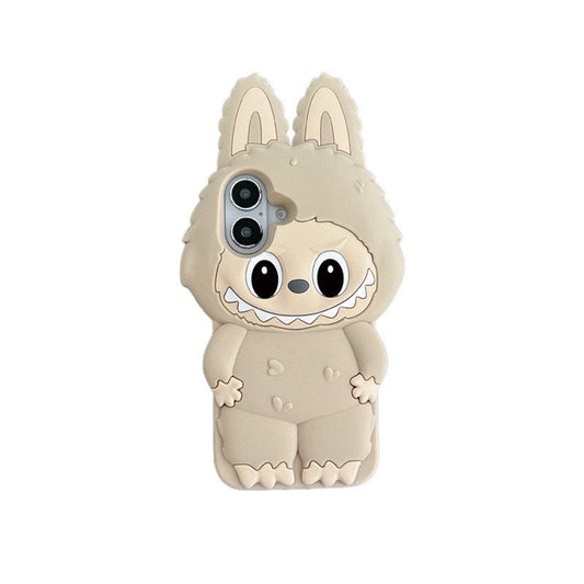 Bunny Hug Labubu Silicone Phone Case-0