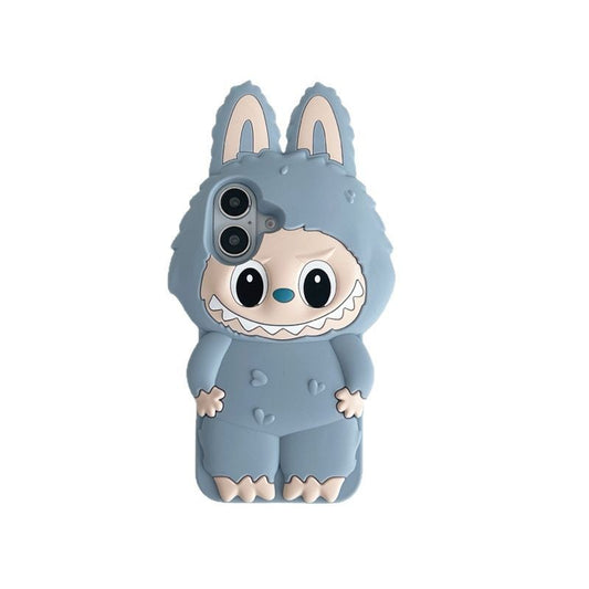 Bunny Hug Labubu Silicone Phone Case-1